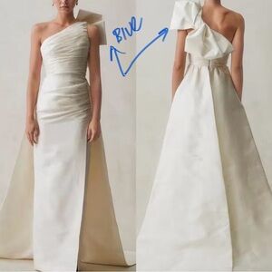 Elegant White One-Shoulder Dress